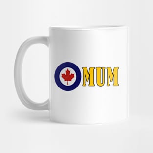 Bold design for anyone whose Mum or Dad serves in the Canadian Armed Forces Mug